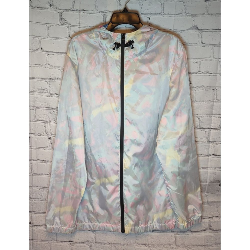 Empyre Windbreaker Wilburt Multi-Color Geometric Skateboarding Size L